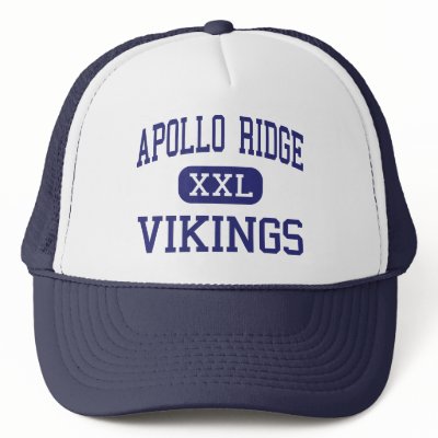 Apollo Ridge - Vikings - High - Spring Church Trucker Hat by customteamsportswear