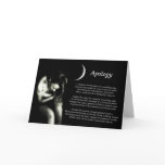 Apology cards