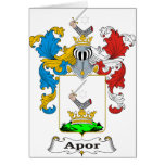 Apor Family Hungarian Coat of Arms Greeting Card