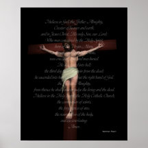 APOSTLES CREED PRINT