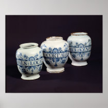 Apothecaries' drug jars, c.1740 posters