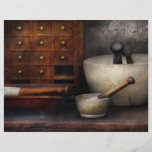 Apothecary - Pestle & Drawers Personalized Flyer