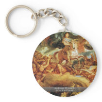 Apotheosis Of Louis Xiv By Le Brun Charles Key Chains
