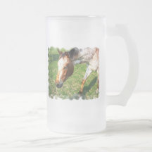 Appaloosa Horse Frosted Beer Mug
