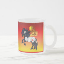 Appaloosa War Pony - background Mugs