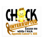 Appendix Cancer Chick Interrupted 2 Postcards