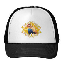 Appendix Cancer Fight Rosie The Riveter Hats