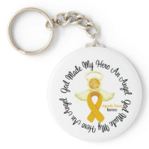 Appendix Cancer God Made My Hero An Angel Keychain
