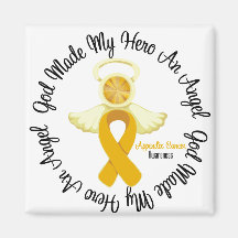 Appendix Cancer God Made My Hero An Angel Fridge Magnet