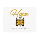 Appendix Cancer Hope Butterfly Ribbon Post Cards