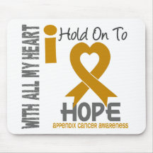 Appendix Cancer I Hold On To Hope Mouse Pads