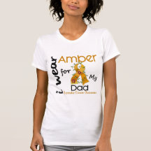 Appendix Cancer I Wear Amber For My Dad 43 Shirt