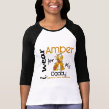 Appendix Cancer I Wear Amber For My Daddy 43 T Shirts