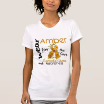 Appendix Cancer I Wear Amber For The Cure 43 Tees