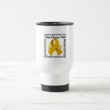 Appendix Cancer Inspirations Spiral Ribbon Mug
