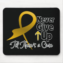 Appendix Cancer Never Give Up Mouse Pad