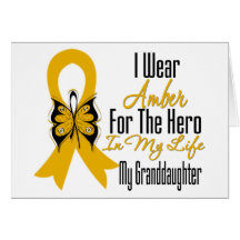 Appendix Cancer Ribbon Hero My Granddaughter Cards