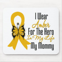Appendix Cancer Ribbon Hero My Mummy Mousemats
