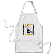 Appendix Cancer Standing Strong We Can Do It Apron