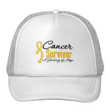 Appendix Cancer Survivor Awareness Journey Ribbon Mesh Hats