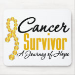 Appendix Cancer Survivor Awareness Journey Ribbon Mouse Mats