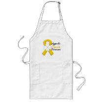 Appendix Cancer Survivor Flower Ribbon Aprons