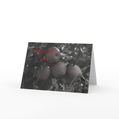 Apple a Day Blank Card by shawke123