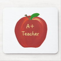 Apple, A+ Teacher mousepad