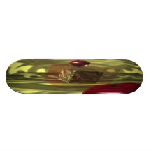 Apple Abstract Skateboard