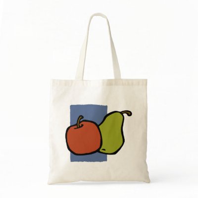 Apple and Pear Tote Bag by Steve_Ince