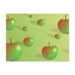 Apple Background postcards
