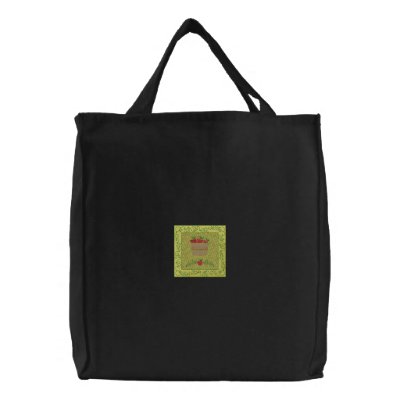 Apple Basket Embroidered Bag Apple Basket Embroidered Bag