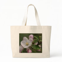 apple blossom and a lady bug bag