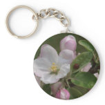 apple blossom and a lady bug keychain