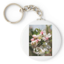 Apple blossom keychain