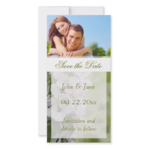 Apple Blossom/photo  "Save the Date" Photo Card