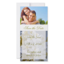 Apple Blossom/photo  "Save the Date" Photo Card