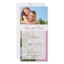 Apple Blossom/photo  "Save the Date" Photo Card
