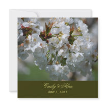 Apple Blossom Wedding Invitation