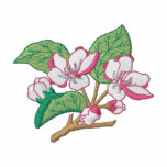 Apple Blossoms embroidered shirts