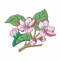 Apple Blossoms Embroidered Shirt