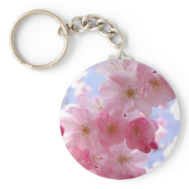 apple blossoms key chains