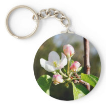Apple Blossoms Keychain