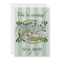 Apple Blossoms Party Invitation