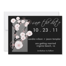 Apple Blossoms Save the Date