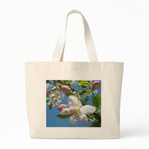 Apple BLOSSOMS TOTE BAG CANVAS BEACH BAG