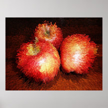Apple burst poster