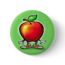 Apple Pinback Button