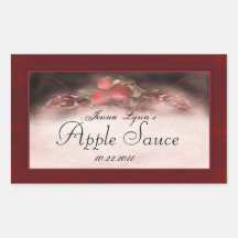 Apple canning sticker 1a