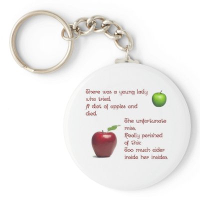 Apple Cider Girl Key Chains by markthaler